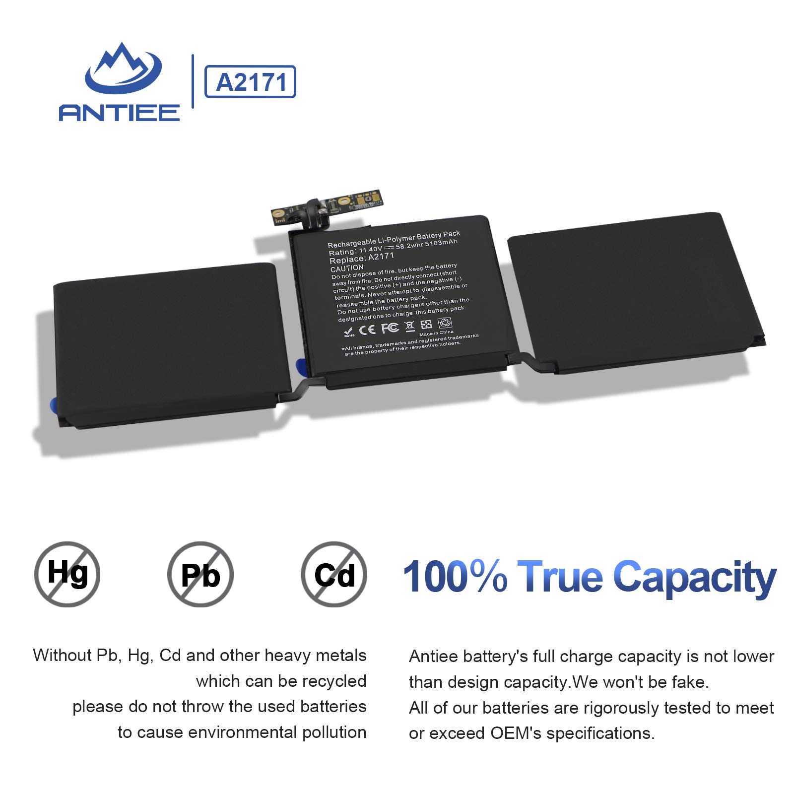 Amazon.com: ANTIEE A2159 A2289 A2338 Battery Replacement, A2171